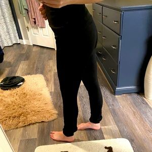 Black yoga/active pants (joe fresh)